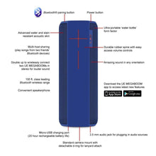 Load image into Gallery viewer, Ultimate Ears MEGABOOM Wireless Bluetooth Speaker Waterproof and Shockproof (Certified Refurbished)

