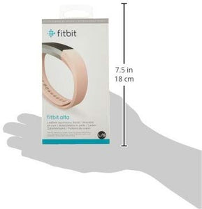 Fitbit Alta, Accessory Band, Leather, Graphite, Small