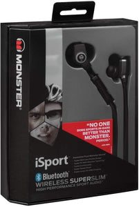 Monster iSport Bluetooth Wireless SuperSlim In-Ear Headphones - Green