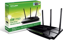 Load image into Gallery viewer, TP-LINK Archer C7 AC1750 Dual Band Wireless AC Gigabit Router, 2.4GHz 450Mbps+5Ghz 1300Mbps, 2 USB Port, IPv6, Guest Network (Renewed)

