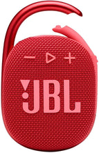 Load image into Gallery viewer, JBL Clip 4: Portable Speaker with Bluetooth, Built-in Battery, Waterproof and Dustproof Feature
