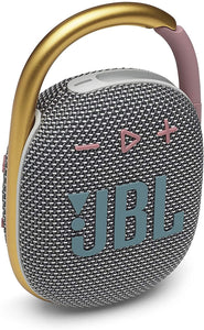 JBL Clip 4: Portable Speaker with Bluetooth, Built-in Battery, Waterproof and Dustproof Feature (Renewed)