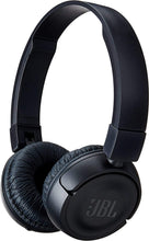 Load image into Gallery viewer, JBL Bluetooth Wireless On-Ear Headphones with Built-in Remote and Microphone,T450bt,Black (Renewed)
