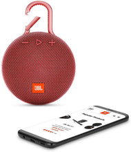 Load image into Gallery viewer, JBL Clip 3 Portable Waterproof Wireless Bluetooth Speaker - White
