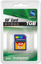 Load image into Gallery viewer, Transcend 1 GB SD Flash Memory Card TS1GSDC
