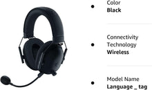 Load image into Gallery viewer, Razer BlackShark V2 Pro Wireless Gaming Headset: THX 7.1 Spatial Surround Sound, Detachable Mic, For PC, Mac, PS4, PS5, Switch- Black(Renewed)
