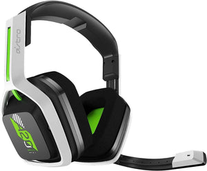 ASTRO A20 Wireless Headset Gen 2 for Xbox Series X, S, One, & PC - White / Green (Renewed)