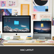 Load image into Gallery viewer, Logitech MX Keys Mini for Mac Minimalist Wireless Illuminated Keyboard, Compact, Bluetooth, Backlit Keys, USB-C, Tactile Typing, Compatible with Apple macOS, iPAd OS, Metal Build (Renewed)
