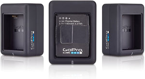 GoPro Dual Battery Charger for HERO3+/HERO3) (GoPro Official Accessory) (Renewed)