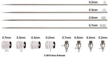 Load image into Gallery viewer, Grex TK-2 Tritium 0.2mm Nozzle Kit
