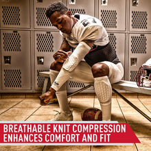 Load image into Gallery viewer, Knee Compression Sleeves: McDavid Hex Knee Pads Compression Leg Sleeve for Basketball, Volleyball, Weightlifting, and More - Pair of Sleeves
