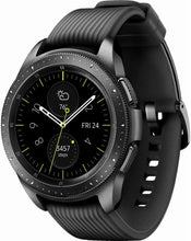 Load image into Gallery viewer, SAMSUNG SM-R810NZKAXAR Galaxy Smartwatch Bluetooth 42mm Stainless Steel (Midnight Black) - (Renewed)
