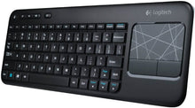 Load image into Gallery viewer, Logitech Wireless Touch K400r USB Compact Keyboard w/3.5in Touchpad - 920-003070 - Black(Renewed)
