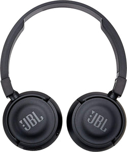 JBL Bluetooth Wireless On-Ear Headphones with Built-in Remote and Microphone,T450bt,Black (Renewed)