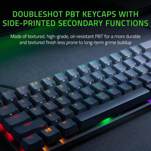 (Renewed) Razer Huntsman Mini 60% Gaming Keyboard: Clicky Optical Switches RZ-03-03390100 - Black
