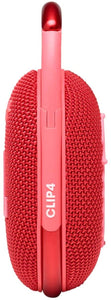 JBL Clip 4: Portable Speaker with Bluetooth, Built-in Battery, Waterproof and Dustproof Feature (Renewed)