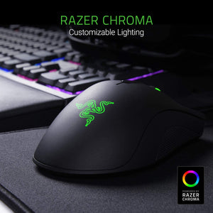 Razer DeathAdder Essential Gaming Mouse: 6400 DPI Optical Sensor - 5 Programmable Buttons - Mechanical Switches - Rubber Side Grips - Classic Black