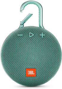 JBL Clip 3 Portable Bluetooth Waterproof Speaker - Teal (Renewed)