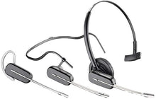 Load image into Gallery viewer, Plantronics W440-M SAVI Convertible, Wireless DECT Headset System for Laptop, Softphone &amp; Multimedia Microsoft Lync Compatible - Unlocked Phone - US Warranty - Black &amp; Silver
