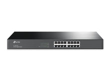 Load image into Gallery viewer, TP-Link 2KA4944 TL-SG1016 10/100/1000Mbps 16-Port Gigabit 19-inch Rackmountable Switch, 32Gbps Capacity (Renewed)
