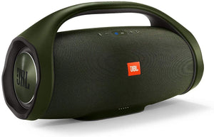 JBL Boombox Portable Bluetooth Waterproof Speaker (Black) (Renewed)