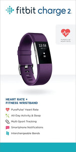 Fitbit Charge 2 Heart Rate + Fitness Wristband (Renewed)