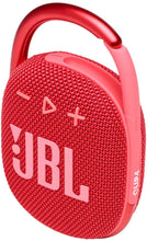 Load image into Gallery viewer, JBL Clip 4: Portable Speaker with Bluetooth, Built-in Battery, Waterproof and Dustproof Feature (Renewed)
