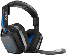 Load image into Gallery viewer, Logitech astro A20 Wireless Headset Black/Blue - Playstation 4/PC/MAC (Renewed)
