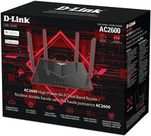 Load image into Gallery viewer, D-Link WiFi Router AC2600 EasyMesh Smart Internet Network Compatible with Alexa &amp; Google Assistant, MU-MIMO Dual Band Gigabit Gaming Mesh (DIR-2640-US) (Renewed)
