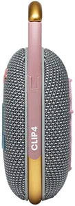 JBL Clip 4: Portable Speaker with Bluetooth, Built-in Battery, Waterproof and Dustproof Feature (Renewed)