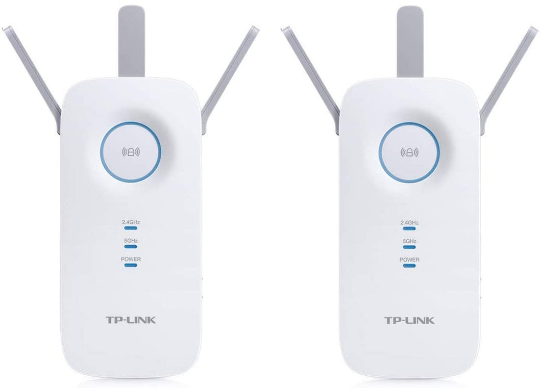 TP-Link | PCMag Editor's Choice - AC1750 WiFi Extender | Up to 1750Mbps | Dual Band Range Extender, Repeater, Internet Booster, Access Point (RE450) 2 Pack