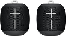 Load image into Gallery viewer, Logitech UE WONDERBOOM Portable Bluetooth Speaker Subzero Black (2-Pack)
