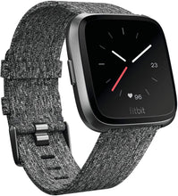 Load image into Gallery viewer, Fitbit Versa Smart Watch, Black/Black Aluminium, One Size (S &amp; L Bands Included) (Renewed)
