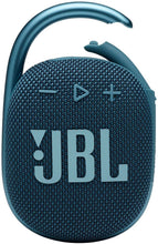 Load image into Gallery viewer, JBL Clip 4: Portable Speaker with Bluetooth, Built-in Battery, Waterproof and Dustproof Feature (Renewed)
