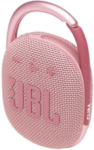 JBL Clip 4: Portable Speaker with Bluetooth, Built-in Battery, Waterproof and Dustproof Feature (Renewed)