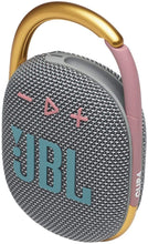 Load image into Gallery viewer, JBL Clip 4: Portable Speaker with Bluetooth, Built-in Battery, Waterproof and Dustproof Feature (Renewed)
