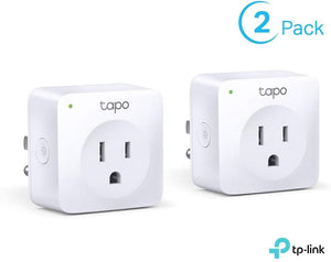 TP-Link Tapo Smart Plug Mini, Smart Home Wifi Outlet Works with Alexa Echo & Google Home, No Hub Required, New Tapo APP Needed (P100 2-pack)