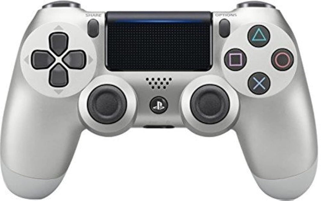 DualShock 4 Wireless Controller for PlayStation 4 - Silver [Discontinued] (Renewed)