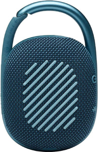 JBL 2 Pack Clip 4 Waterproof Wireless Audio Bluetooth Speaker Bundle (Blue)