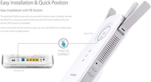 TP-Link | PCMag Editor's Choice - AC1750 WiFi Extender | Up to 1750Mbps | Dual Band Range Extender, Repeater, Internet Booster, Access Point (RE450) 2 Pack