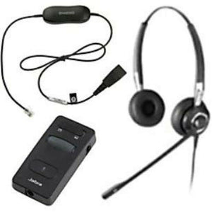 Jabra Biz 2400 Duo NC Bundle Link 850 and Biz 2400 with Bag P/N 240982-850-119