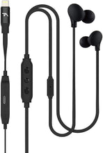 Load image into Gallery viewer, Tech Armor [Apple MFi Certified] 8-pin Lightning Earbuds w/Extra Charge Port, Inline Microphone for Apple iPhone/iPad
