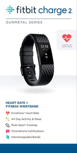 Fitbit Charge 2 Heart Rate + Fitness Wristband (Renewed)