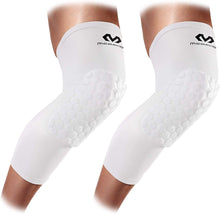 Load image into Gallery viewer, Knee Compression Sleeves: McDavid Hex Knee Pads Compression Leg Sleeve for Basketball, Volleyball, Weightlifting, and More - Pair of Sleeves
