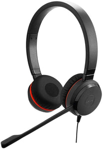 Jabra Evolve 30 UC Stereo Headset, Black (5399-829-209) (Renewed)