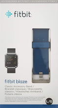 Load image into Gallery viewer, Fitbit Blaze Accessory Band, Classic, Blue, Large
