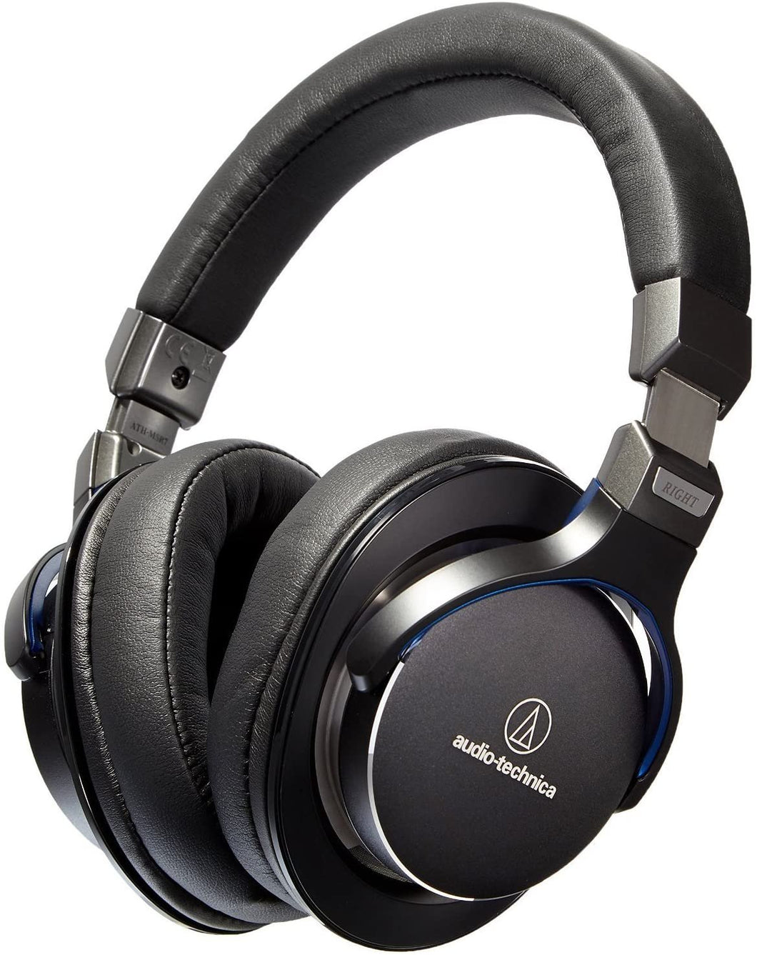 Audio-Technica ATH-MSR7BK SonicPro Over-Ear High-Resolution Audio Headphones, Black (Renewed)