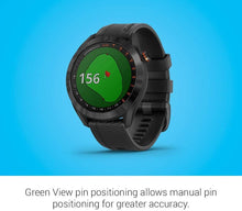 Load image into Gallery viewer, Garmin Approach S40, Stylish GPS Golf Smartwatch, Lightweight with Touchscreen Display, Black (Renewed)
