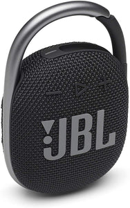 JBL Clip 4: Portable Speaker with Bluetooth, Built-in Battery, Waterproof and Dustproof Feature (Renewed)