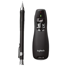 Load image into Gallery viewer, Logitech Wireless Presenter R400, Wireless Presentation Remote Clicker with 50 ft Red Laser Pointer 910-001356
